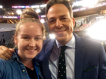 Tara Hoch with Tapper